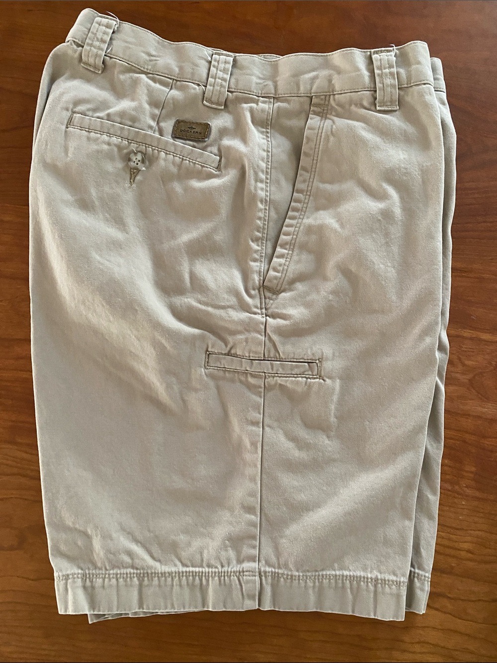 Men's Beige Chino Shorts - Dockers